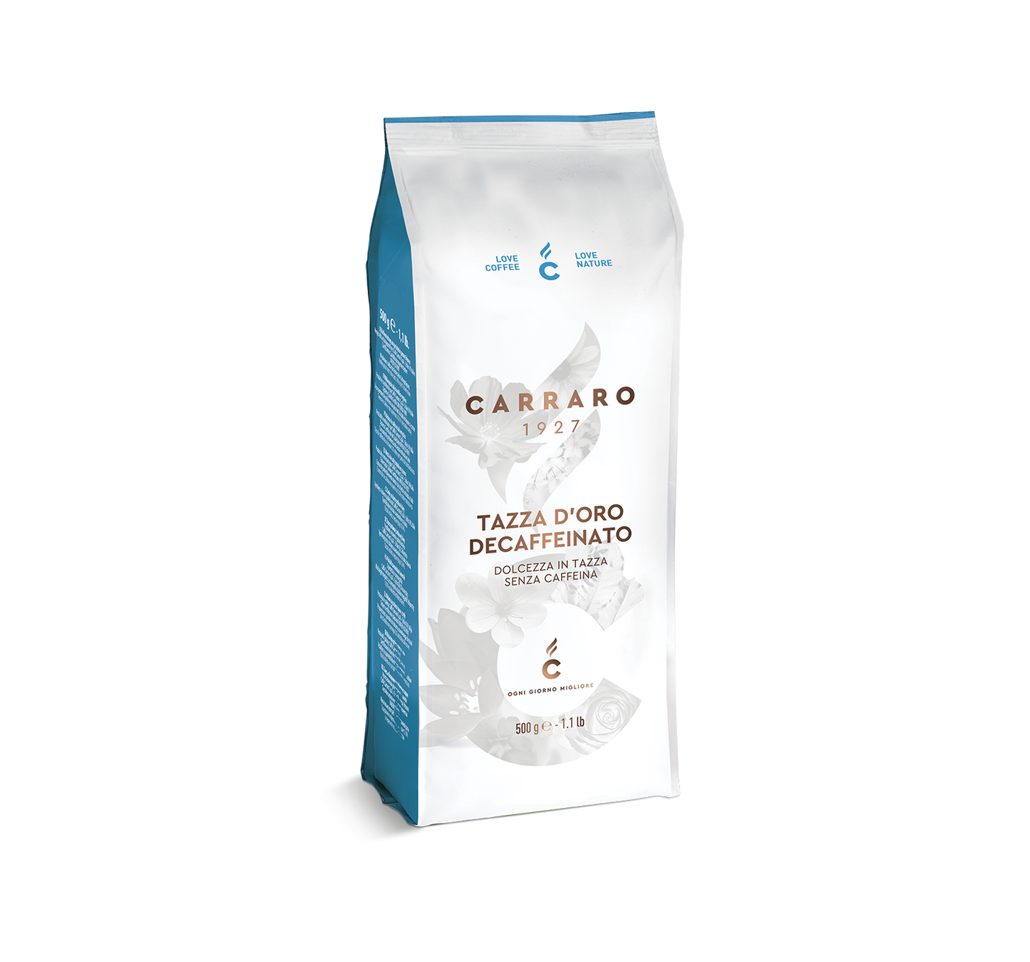 TAZZA D’ORO DECAFFEINATO — COFFEE BEANS 500 G